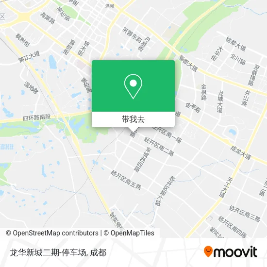 龙华新城二期-停车场地图