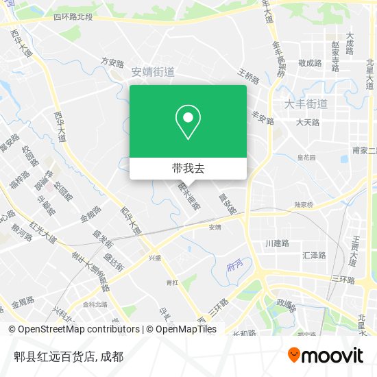 郫县红远百货店地图