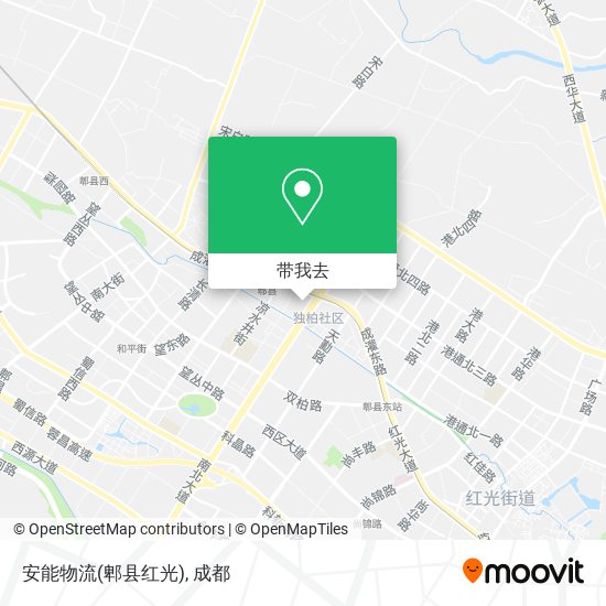 安能物流(郫县红光)地图