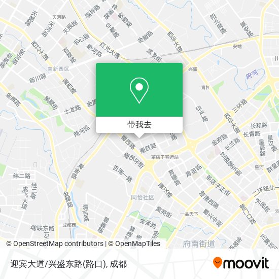 迎宾大道/兴盛东路(路口)地图