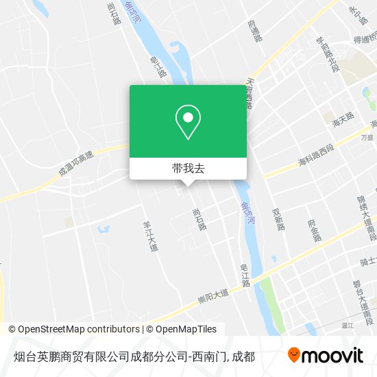 烟台英鹏商贸有限公司成都分公司-西南门地图
