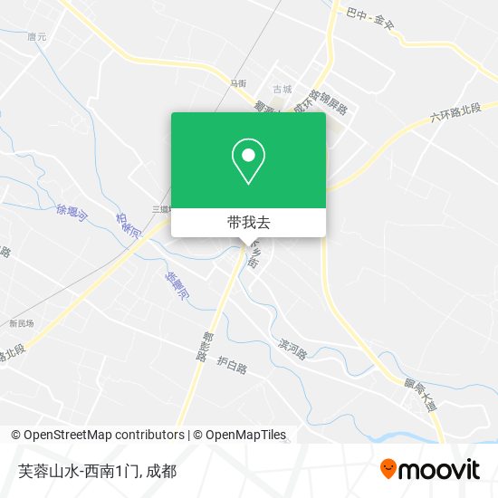 芙蓉山水-西南1门地图