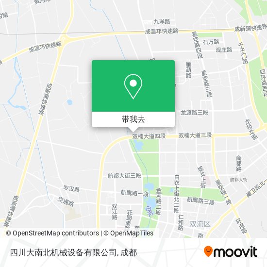 四川大南北机械设备有限公司地图
