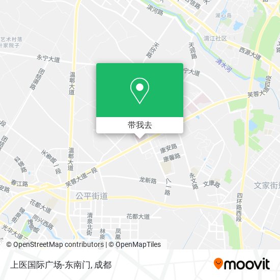 上医国际广场-东南门地图