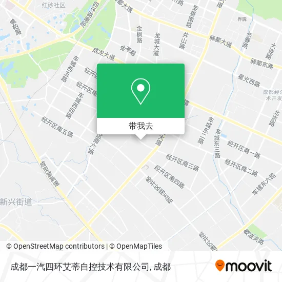 成都一汽四环艾蒂自控技术有限公司地图
