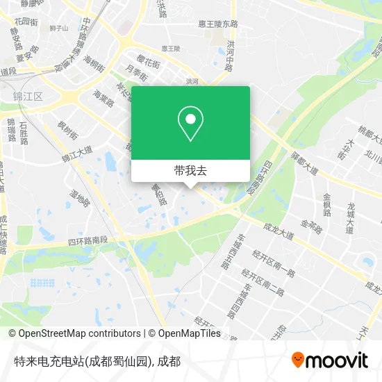 特来电充电站(成都蜀仙园)地图