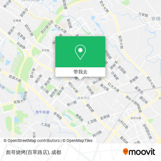 彪哥烧烤(百草路店)地图