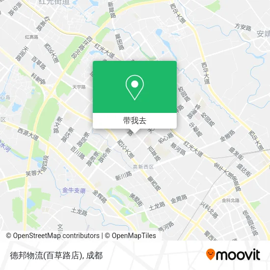 德邦物流(百草路店)地图