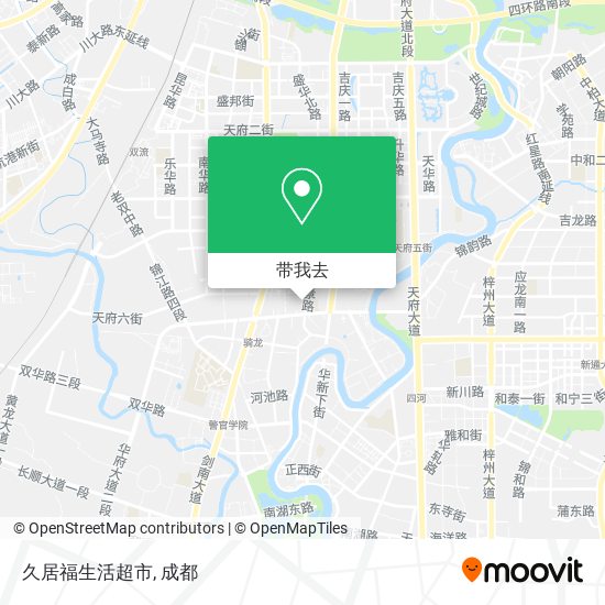久居福生活超市地图