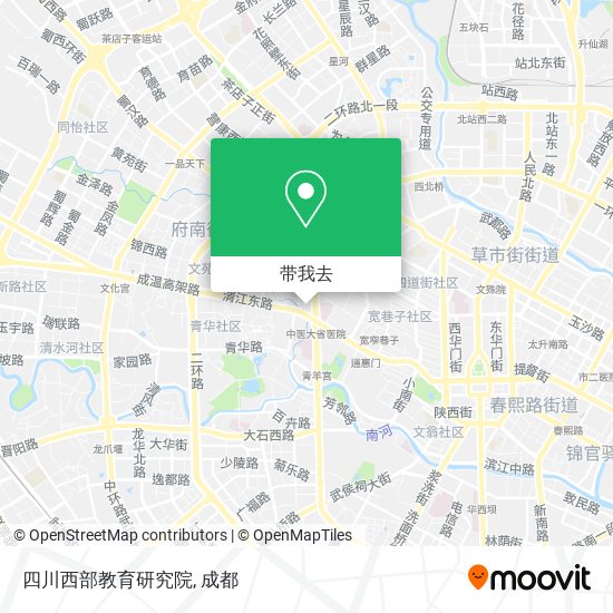 四川西部教育研究院地图