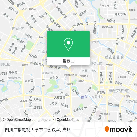 四川广播电视大学东二会议室地图