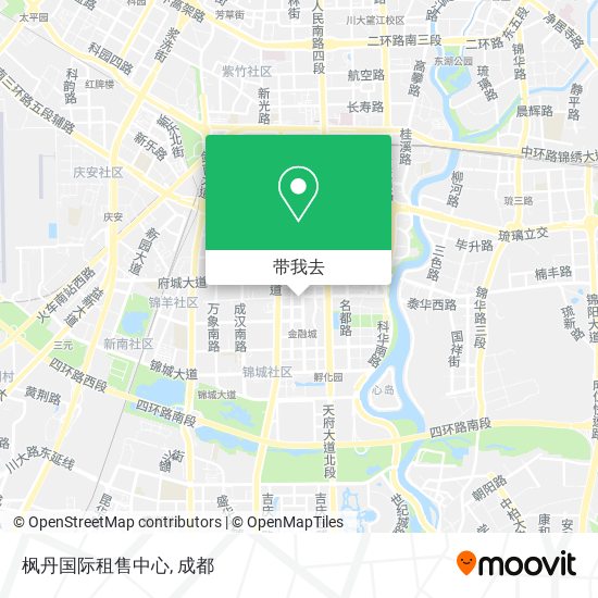 枫丹国际租售中心地图