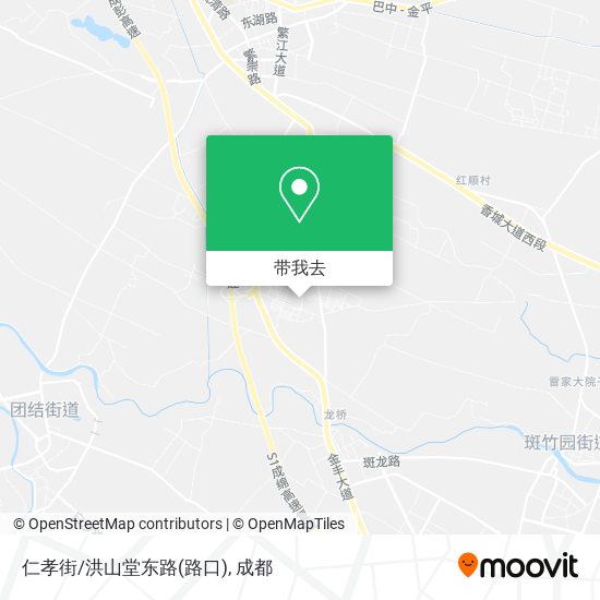 仁孝街/洪山堂东路(路口)地图
