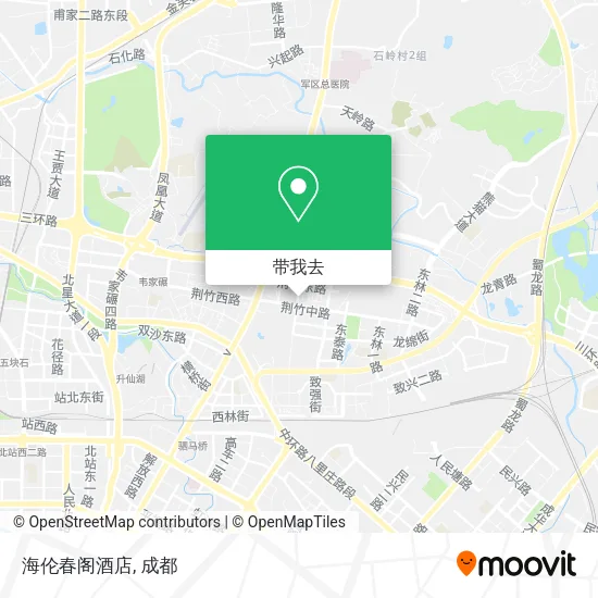 海伦春阁酒店地图