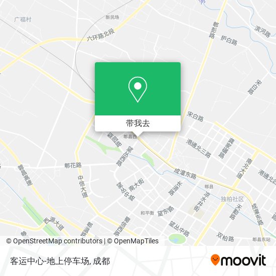 客运中心-地上停车场地图