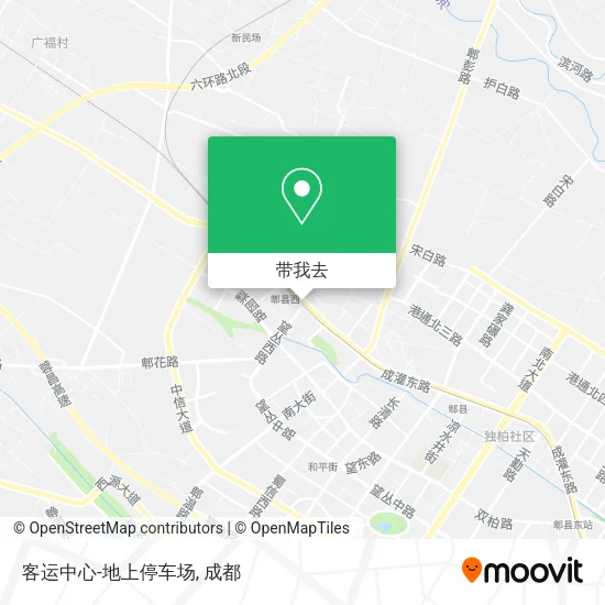 客运中心-地上停车场地图
