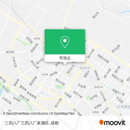 三四八厂三四八厂家属区地图