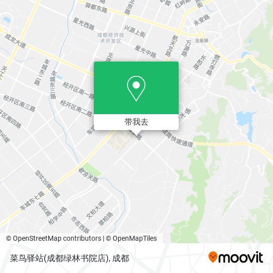 菜鸟驿站(成都绿林书院店)地图