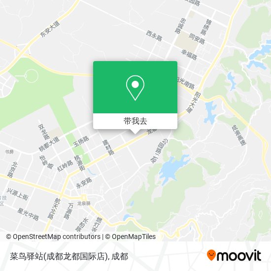 菜鸟驿站(成都龙都国际店)地图