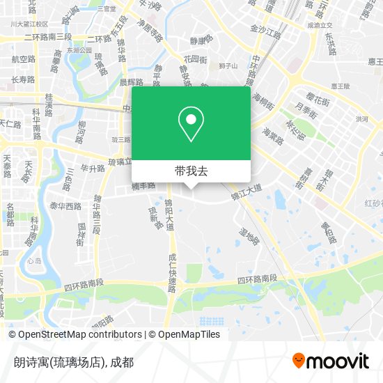 朗诗寓(琉璃场店)地图