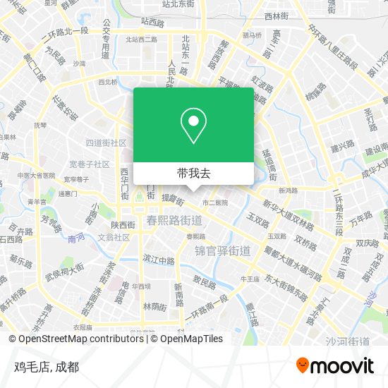 鸡毛店地图