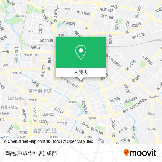 鸡毛店(成华区店)地图