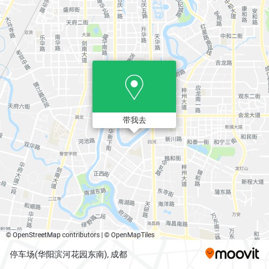 停车场(华阳滨河花园东南)地图