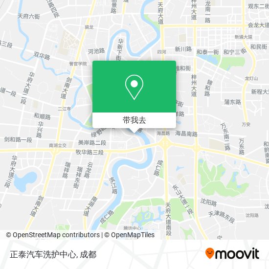 正泰汽车洗护中心地图