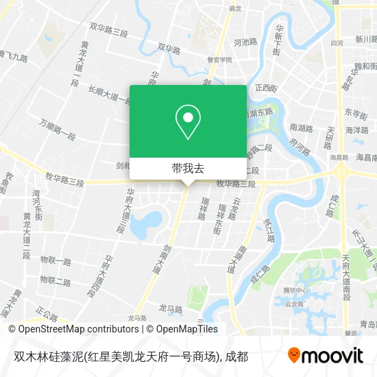 双木林硅藻泥(红星美凯龙天府一号商场)地图