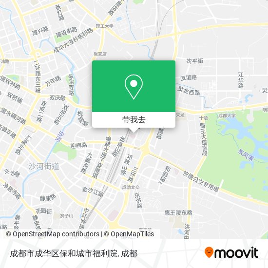 成都市成华区保和城市福利院地图