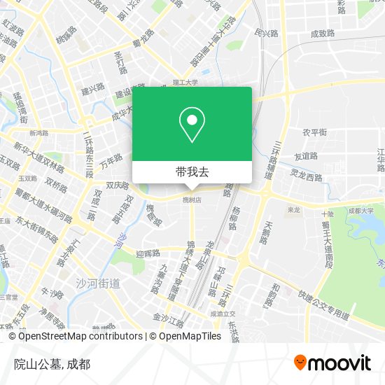 院山公墓地图