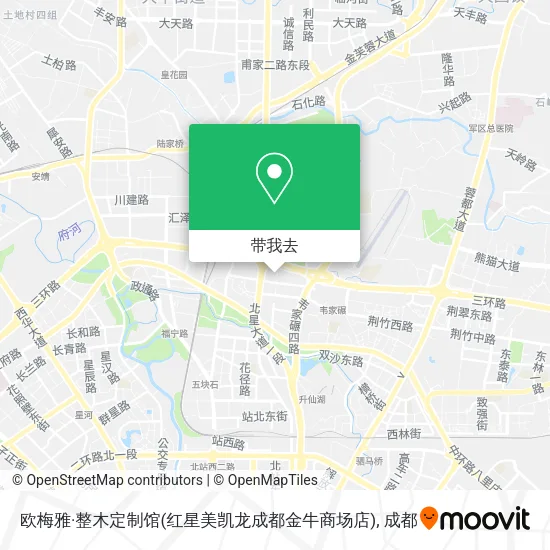 欧梅雅·整木定制馆(红星美凯龙成都金牛商场店)地图