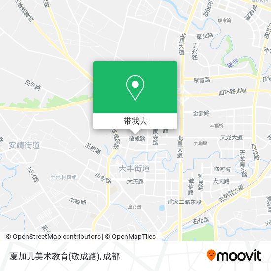 夏加儿美术教育(敬成路)地图