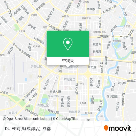 DUIER对儿(成都店)地图