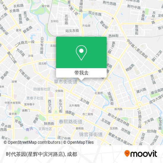 时代茶园(星辉中滨河路店)地图