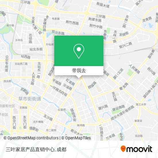 三叶家居产品直销中心地图