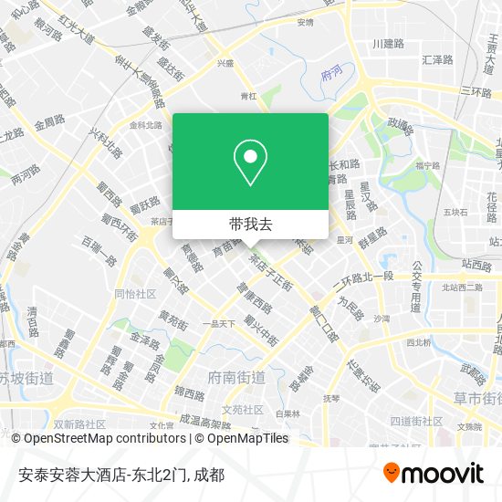 安泰安蓉大酒店-东北2门地图