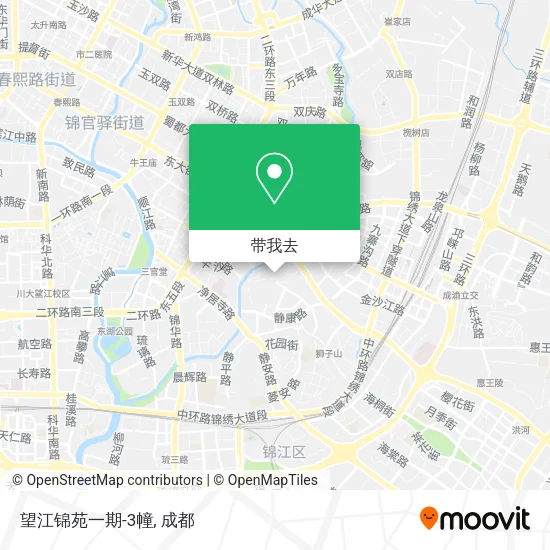 望江锦苑一期-3幢地图