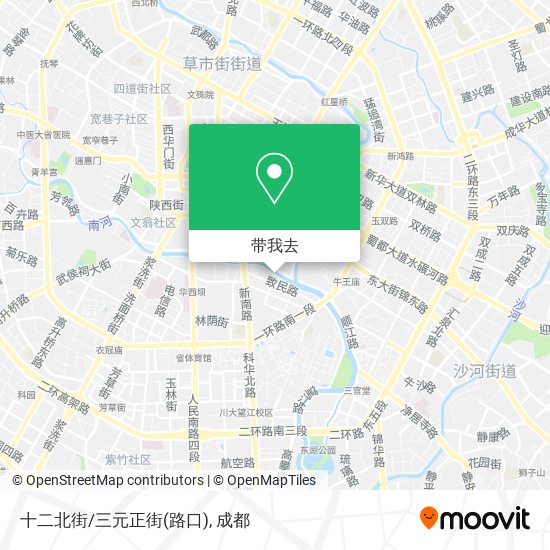 十二北街/三元正街(路口)地图