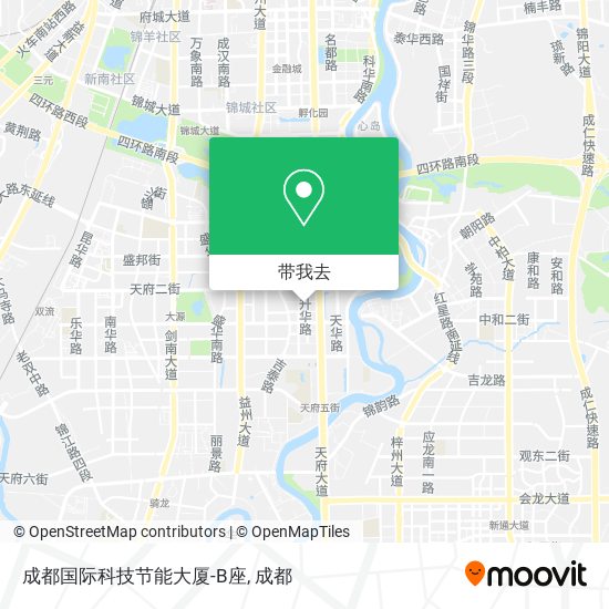 成都国际科技节能大厦-B座地图