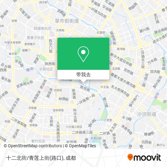 十二北街/青莲上街(路口)地图