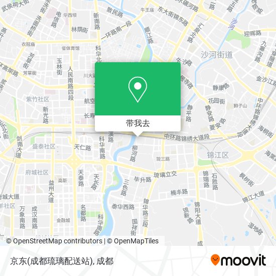 京东(成都琉璃配送站)地图