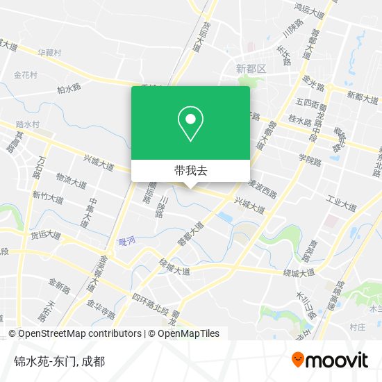 锦水苑-东门地图