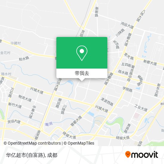 华亿超市(自富路)地图