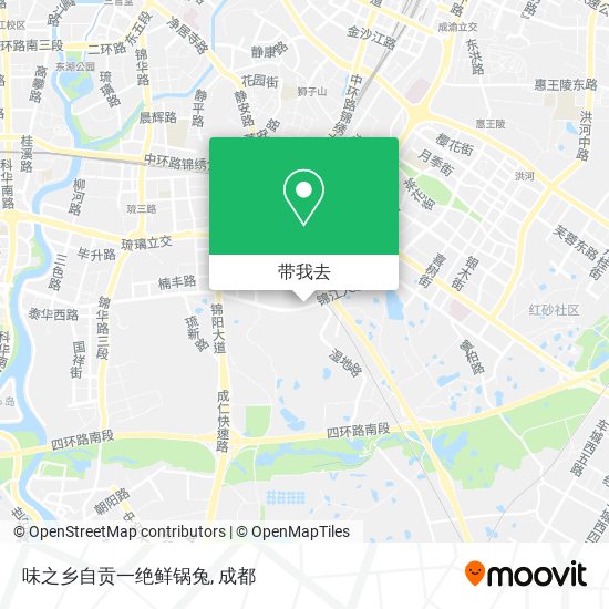 味之乡自贡一绝鲜锅兔地图