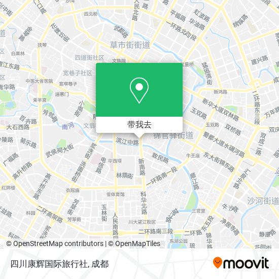 四川康辉国际旅行社地图