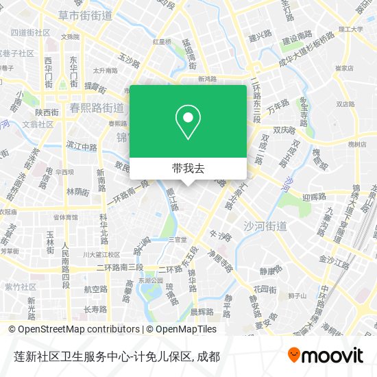 莲新社区卫生服务中心-计免儿保区地图