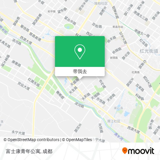 富士康青年公寓地图