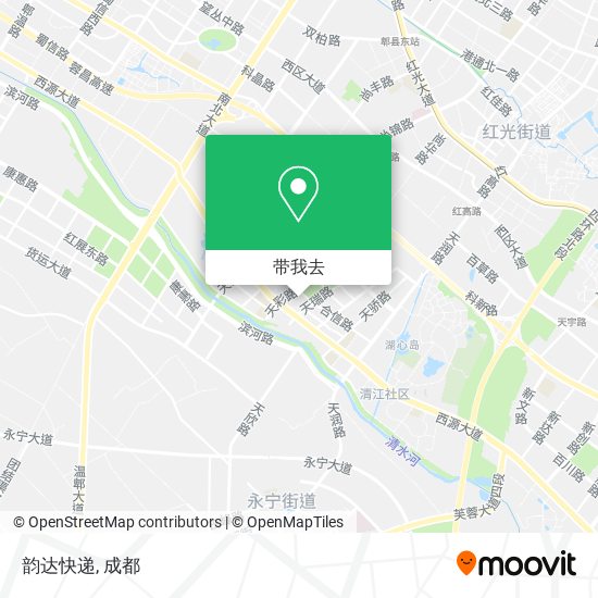 韵达快递地图