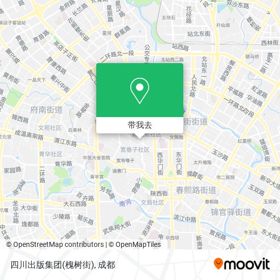 四川出版集团(槐树街)地图